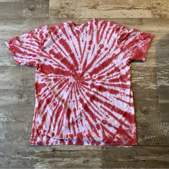 Budweiser Retro Eagle Logo Red Tie Dye Tee Men’s Large - Picture 6 of 6